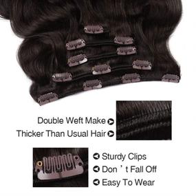 img 2 attached to Body Wave Extensions Human Brown