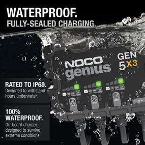 img 2 attached to ⚓️ NOCO Genius GEN5X3 - 3-Bank, 15-Amp Smart Marine Charger - 12V Onboard Battery Charger with Desulfator, Temperature Compensation