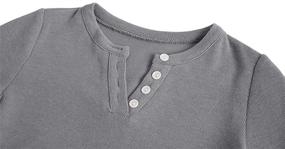 img 3 attached to Haloumoning Sleeve Shirts: Stylish Pullover Sweatshirts for Girls' Tops, Tees & Blouses