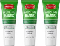 👐 o'keeffe's working hands hand cream - 1 ounce tube (pack of 3) for ultimate hand care logo