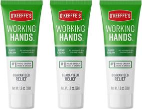 img 4 attached to 👐 O'Keeffe's Working Hands Hand Cream - 1 Ounce Tube (Pack of 3) for Ultimate Hand Care