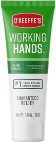 img 3 attached to 👐 O'Keeffe's Working Hands Hand Cream - 1 Ounce Tube (Pack of 3) for Ultimate Hand Care