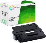 tct premium compatible toner cartridge replacement for hp 42a q5942a black | compatible with hp laserjet 4240, 4240n, 4250, 4250dtn, 4250n, 4250tn, 4350, 4350dtn, 4350n printers | yields up to 10,000 pages logo