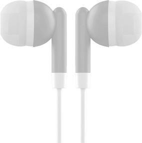 img 1 attached to 10 Pack Gray Maeline Bulk Earbuds with 3.5 mm Headphone Plug - Enhanced SEO