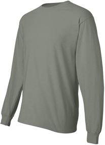 img 2 attached to 👕 Hanes Adult Beefy T Long Sleeve T-Shirt: Ultimate Comfort & Style