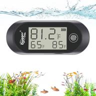 🌡️ hygger stick-on digital aquarium thermometer: alarm, for saltwater/freshwater fish tanks & reptile habitats logo