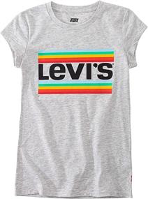 img 1 attached to 👕 Stylish Levis Sportswear T Shirt Heather Ringer: Trendy Girls' Clothing, Tops, Tees & Blouses