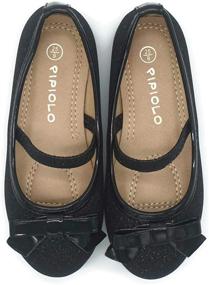img 4 attached to 🩰 Mary Jane Ballerina Flats for Girls - PiPiolo Shoes