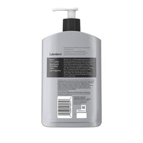 img 1 attached to 🧴 Lubriderm Men's 3-In-1 Lotion: Soothing Aloe Enriched, Non-Greasy Moisturizer for Body and Face, Lightly Fragranced - 16 fl. oz