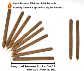 img 1 attached to 🔥 Premium Palo Santo Holy Wood Incense Sticks: Authentic 3-4" Hand Rolled, Perfect for Meditation, Relaxation, and Spiritual Cleansing - 10 Sticks Pack