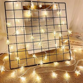 img 3 attached to 🌟 TURNMEON 100Led 33Ft Christmas Fairy Lights: Battery Operated Star String Lights for Bedroom - Remote Control Timer, 8 Mode Waterproof LED String Lights - Indoor Outdoor Home Decoration