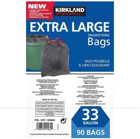 img 2 attached to Kirkland Signature Flex-Tech 33-Gallon Trash Bags, 90-count