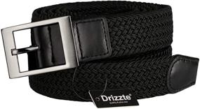 img 1 attached to Drizzte Stretch Elastic Braided Waist Men's Accessories