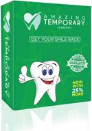 🦷 enhanced temporary missing tooth replacement kit - 25% larger than competitors logo