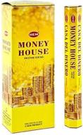 hem money house incense sticks logo