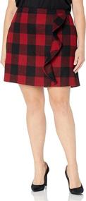 img 2 attached to J.Crew Mercantile Women's Plaid Ruffle Mini Skirt in Wool