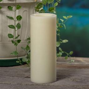 img 3 attached to 🕯️ Sterno Home Premier 4x10-Inch White All-Weather Wax Flameless LED Candle: A Safe and Stunning Lighting Solution