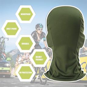 img 1 attached to 🔒 Ultimate Protection: Adjustable Windproof UV Hood - Balaclava Face Mask