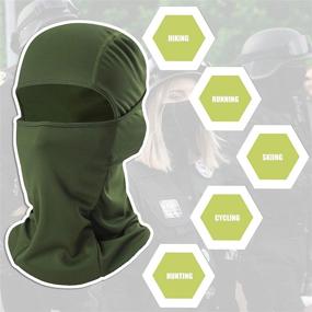 img 3 attached to 🔒 Ultimate Protection: Adjustable Windproof UV Hood - Balaclava Face Mask