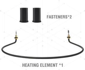 img 3 attached to 🔥 puxyblue W10134009 W10518394 Dishwasher Heating Element Kits: New Upgrade Compatible with Whirlpool Ken-more - Fasteners Included