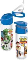 🥤 jerry leigh disney pixar toy story 4 flip top water bottle: 8 3/4 inch - stay hydrated with style! logo