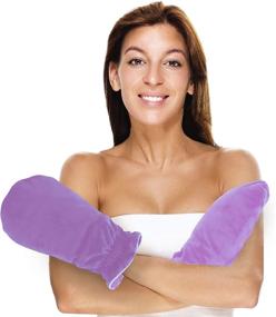 img 4 attached to 🧤 Therapeutic Microwavable Arthritis Gloves – Pain-Relieving Heat Therapy Mittens for Arthritis, Rheumatoid Arthritis, Nerve Pain, and Carpal Tunnel (Purple)