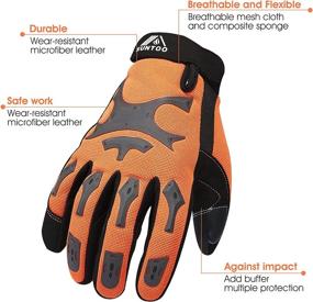 img 3 attached to Suntoo Gloves Mechanic Safety Protection