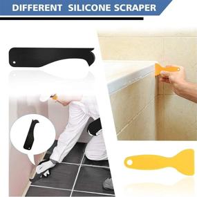img 1 attached to Caulking Silicone Finishing Replace Bathroom Tapes, Adhesives & Sealants