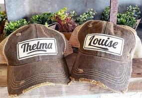 img 1 attached to VINTAGE LIFE Distressed Baseball Trucker Outdoor Recreation for Hiking & Outdoor Recreation Clothing