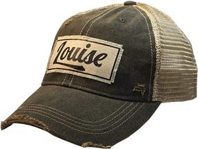 img 3 attached to VINTAGE LIFE Distressed Baseball Trucker Outdoor Recreation for Hiking & Outdoor Recreation Clothing