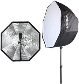 img 3 attached to 📸 Enhance Your Portrait & Product Photography with Godox 47"/120cm Umbrella Octagon Softbox Reflector + SUPON USB LED (120cm) Kit