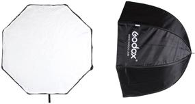 img 1 attached to 📸 Enhance Your Portrait & Product Photography with Godox 47"/120cm Umbrella Octagon Softbox Reflector + SUPON USB LED (120cm) Kit