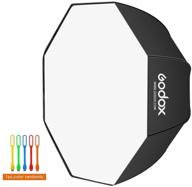 📸 enhance your portrait & product photography with godox 47"/120cm umbrella octagon softbox reflector + supon usb led (120cm) kit logo