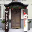 welcome decorations outdoor christmas apartment logo