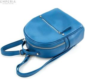 img 3 attached to 🎒 Stylish Karis Leather Fashion Backpack: Trendy Casual Daypacks by EMPERIA