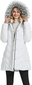 img 4 attached to 🧥 BINACL Women's winter warm long outwear coat parka jacket with pockets (available in 7 colors, sizes XS-XL)