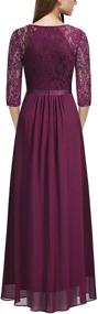 img 3 attached to 👗 Miusol Women's Magenta Formal Bridesmaid Dress - Optimal Clothing Choice for Women