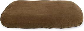 img 4 attached to 🐶 Corduroy Mattress Pet Bed Slip Cover by MARTHA STEWART: Cozy and Practical Pet Bedding Upgrade