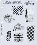 🖤 ultimate grunge stamp set: tim holtz cling rubber stamps by stampers anonymous cms-075 logo