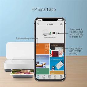 img 1 attached to 🖨️ HP Tango Wireless Printer – Mobile Remote Printing, Scanning, Copying, HP Instant Ink, Compatible with Alexa (2RY54A)