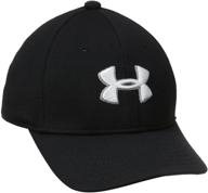 🧢 under armour blitzing stretch graphite boys' hats & caps: top accessories for active kids logo