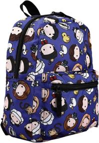 img 2 attached to Friends Chibi Characters Print Backpack