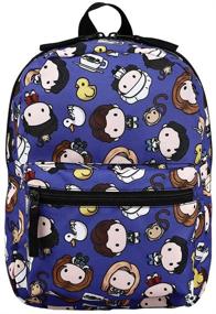 img 4 attached to Friends Chibi Characters Print Backpack