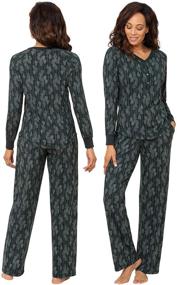 img 3 attached to 👚 Addison Meadow Pajamas for Women: Cozy PJ Sets in Whisper Knit Fabric
