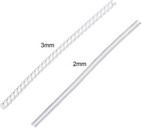 img 2 attached to 💍 Frienda Ring Size Adjuster - Set of 8 Pieces (2 mm/3 mm) for Loose Rings with Free Silver Polishing Cloth