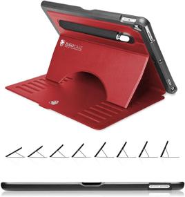 img 4 attached to 🔴Чехол ZUGU CASE - 2019 iPad Air 3 10.5/2017 iPad Pro 10.5 Case Prodigy X - Стильный, защитный и универсальный с магнитной подставкой и функцией сна/приятного пробуждения (красный)