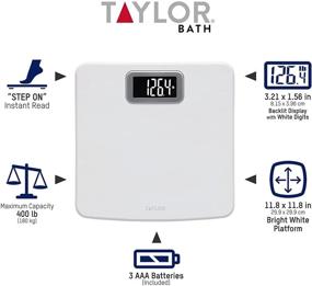 img 3 attached to Taylor Capacity Digital Bathroom Scale
