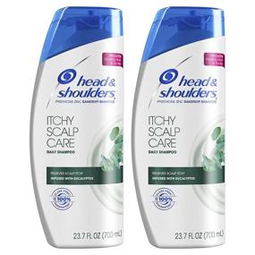 img 4 attached to 🧴 Itchy Scalp Care Anti-Dandruff Shampoo, Eucalyptus Infused - Twin Pack, 23.7 Fl Oz