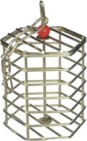 img 1 attached to 🐦 Featherland Paradise Stainless Steel Baffle Cage: Durable Hanging Foraging Toy Feeder for Birds