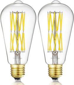 img 4 attached to SEO-optimized Equivalent: Dimmable Filament Bulb - 100W/120W Incandescent Replacement